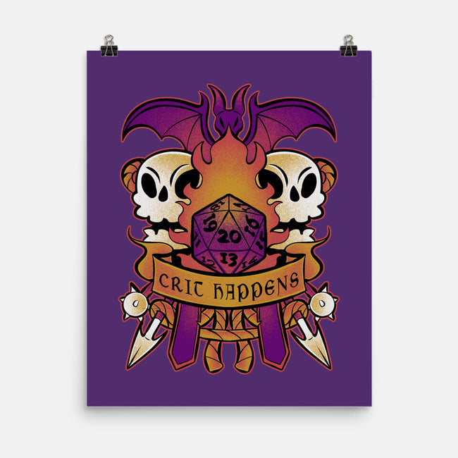 Crit Happens Sometimes-None-Matte-Poster-FunkVampire
