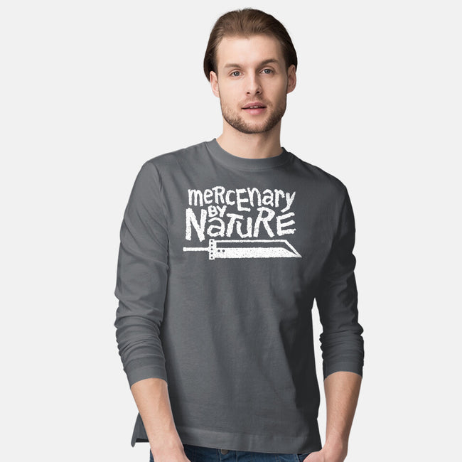 Mercenary By Nature-Mens-Long Sleeved-Tee-demonigote