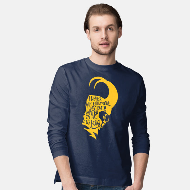 Your Equal-Mens-Long Sleeved-Tee-demonigote