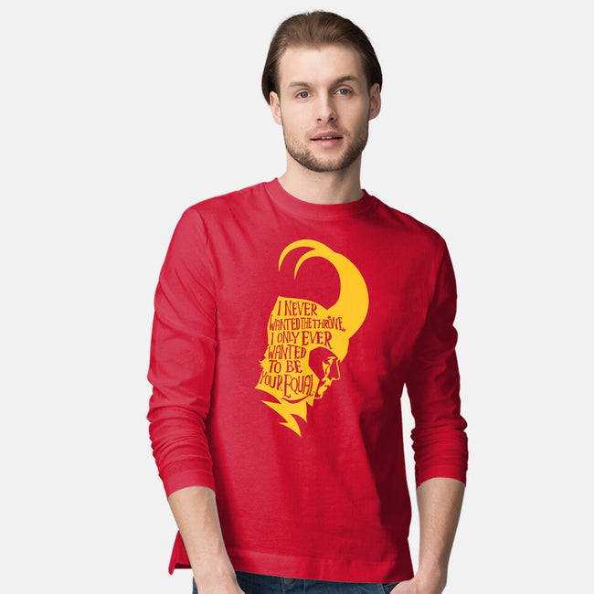 Your Equal-Mens-Long Sleeved-Tee-demonigote