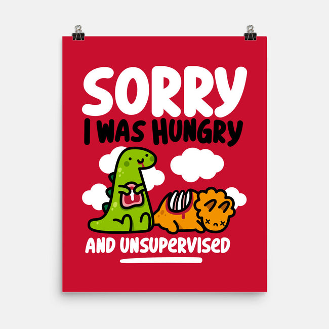 Sorry I Was Hungry-None-Matte-Poster-demonigote