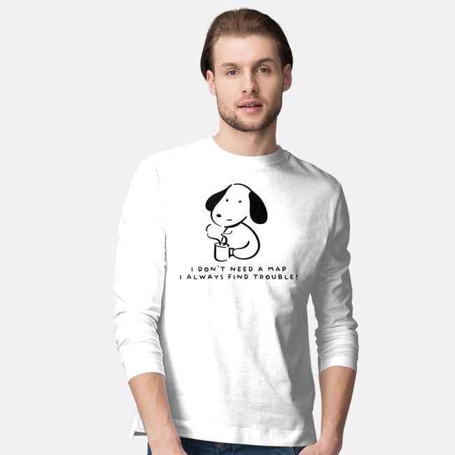 I Don't Need A Map-Mens-Long Sleeved-Tee-FunkVampire