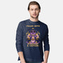 Filled With Stardust And Caffeine-Mens-Long Sleeved-Tee-FunkVampire