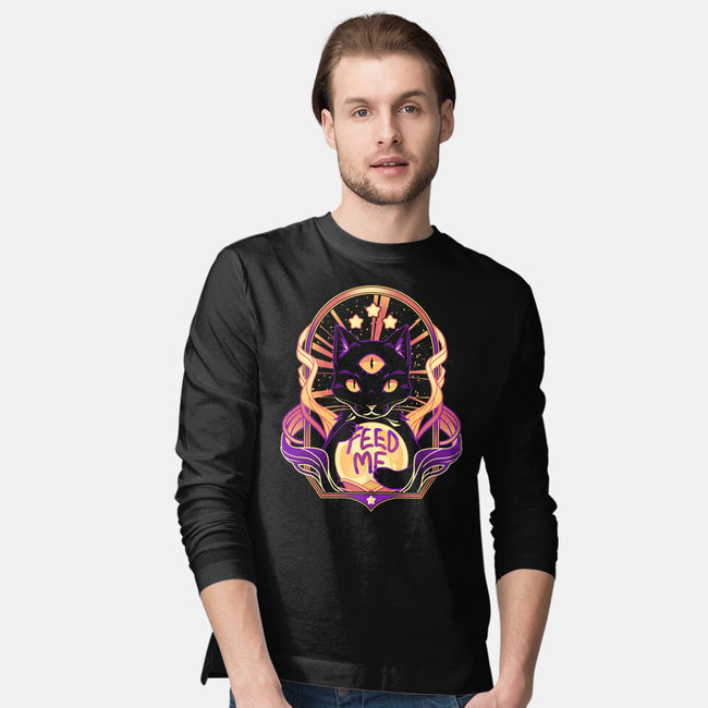 Purr Teller-Mens-Long Sleeved-Tee-yumie