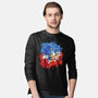 Hedgehog Paint-Mens-Long Sleeved-Tee-nickzzarto