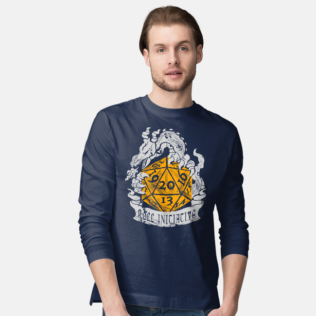 The Roll Initiative-Mens-Long Sleeved-Tee-FunkVampire
