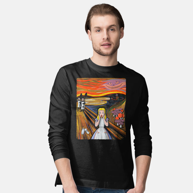 Alice In Screamland-Mens-Long Sleeved-Tee-NMdesign