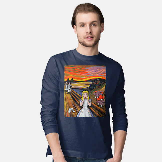Alice In Screamland-Mens-Long Sleeved-Tee-NMdesign