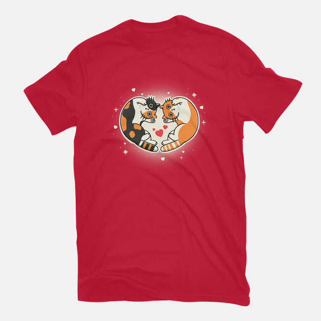 The Meow Lovers-Womens-Fitted-Tee-Freecheese