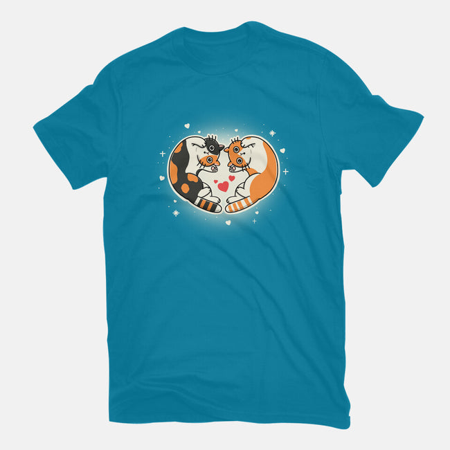 The Meow Lovers-Womens-Fitted-Tee-Freecheese