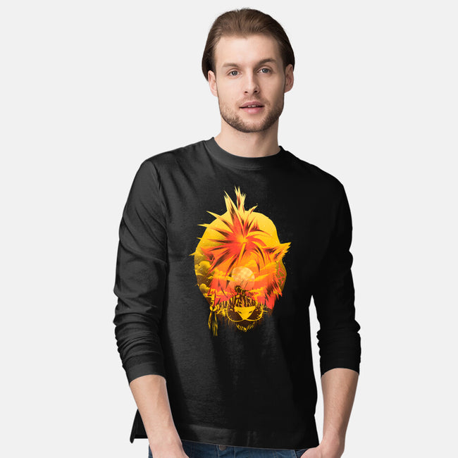 Flaming Tail Specimen-Mens-Long Sleeved-Tee-hypertwenty