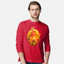 Flaming Tail Specimen-Mens-Long Sleeved-Tee-hypertwenty