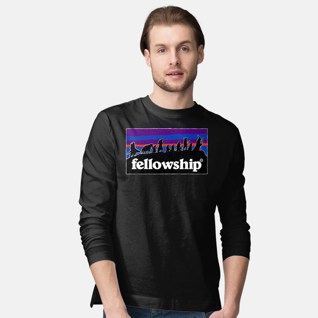 The Fellowship Badge-Mens-Long Sleeved-Tee-momma_gorilla