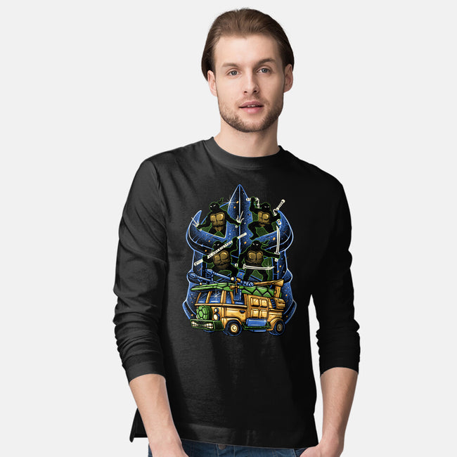 Half Shell Heroes-Mens-Long Sleeved-Tee-momma_gorilla