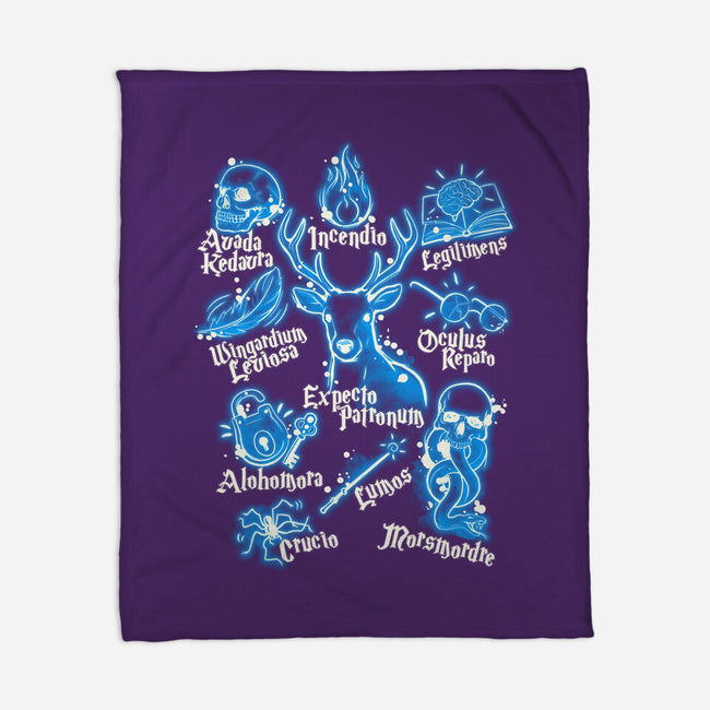 Magic Spells-None-Fleece-Blanket-NemiMakeit