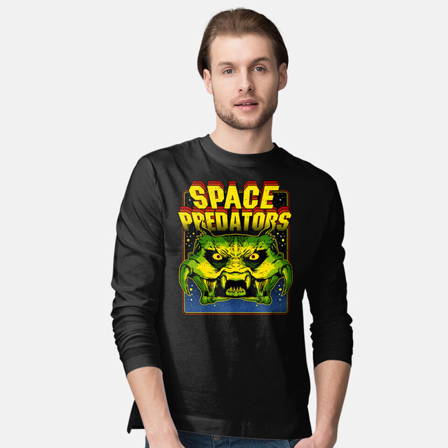 Space Predator-Mens-Long Sleeved-Tee-demonigote