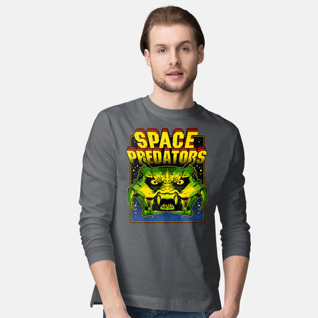 Space Predator-Mens-Long Sleeved-Tee-demonigote