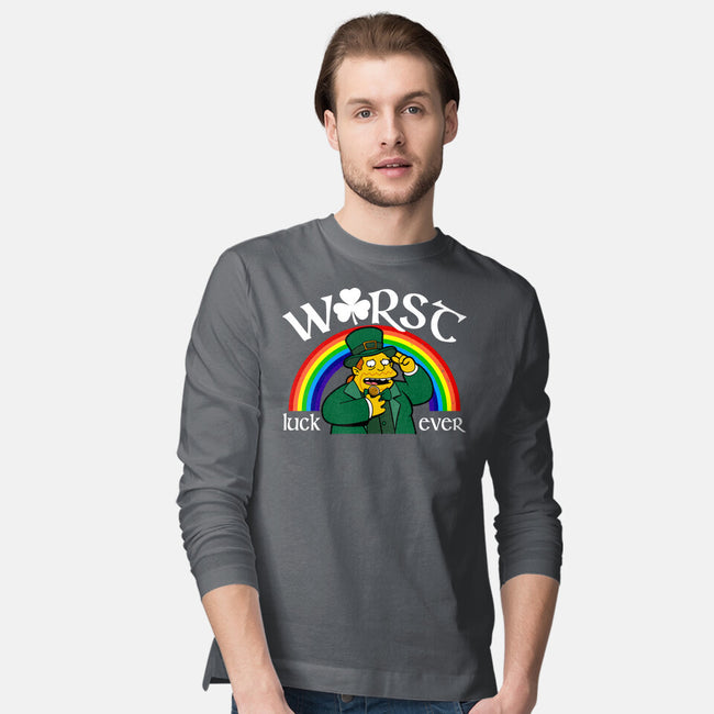 Worst Luck Ever-Mens-Long Sleeved-Tee-Boggs Nicolas
