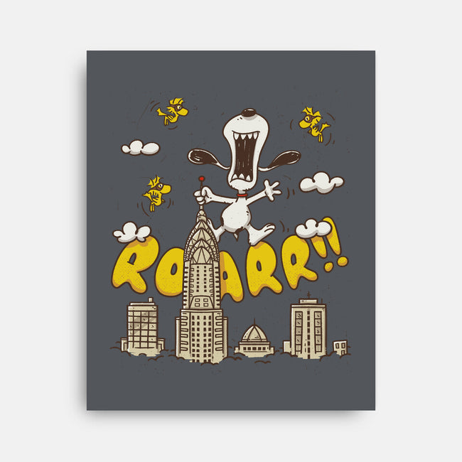 Beagle Kong-None-Stretched-Canvas-Getsousa!