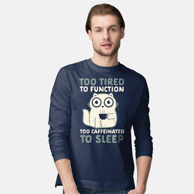 Too Tired Too Caffeinated-Mens-Long Sleeved-Tee-Nemons