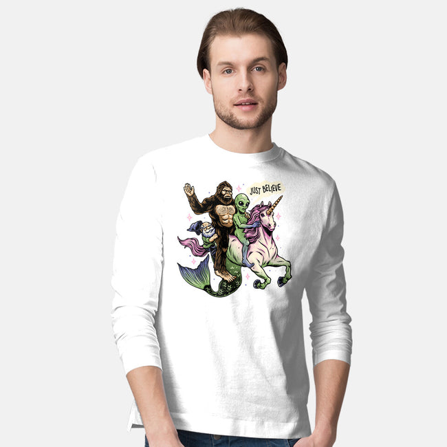 Just Believe-Mens-Long Sleeved-Tee-momma_gorilla