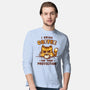I Drink Coffee To Protect You-Mens-Long Sleeved-Tee-kg07