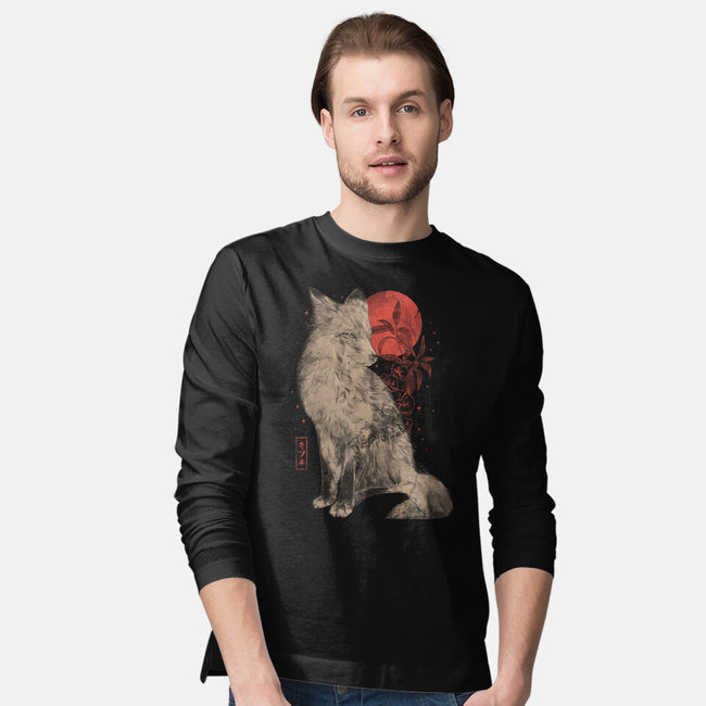 Bloomy Fox-Mens-Long Sleeved-Tee-eduely
