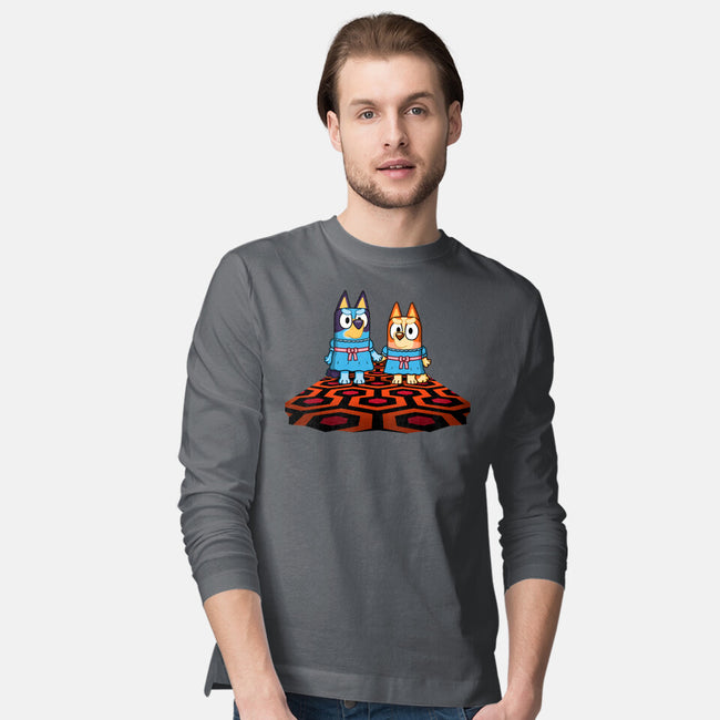 Doggy Twins-Mens-Long Sleeved-Tee-Raffiti