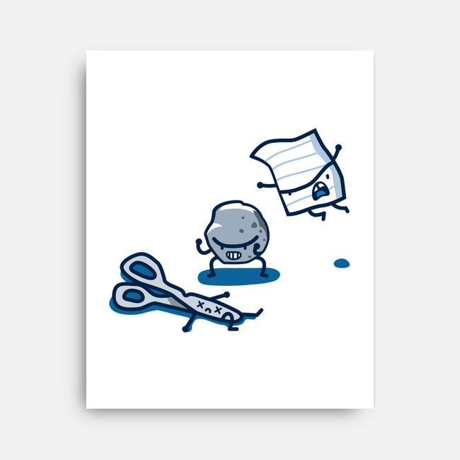 Rock Paper Scissors-None-Stretched-Canvas-demonigote