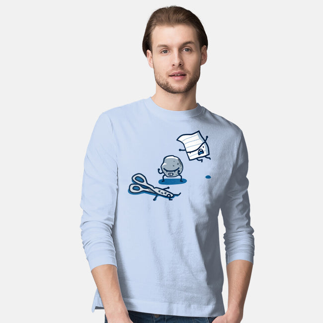 Rock Paper Scissors-Mens-Long Sleeved-Tee-demonigote