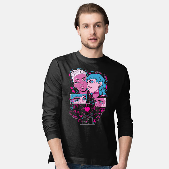 My Best Enemy-Mens-Long Sleeved-Tee-yumie