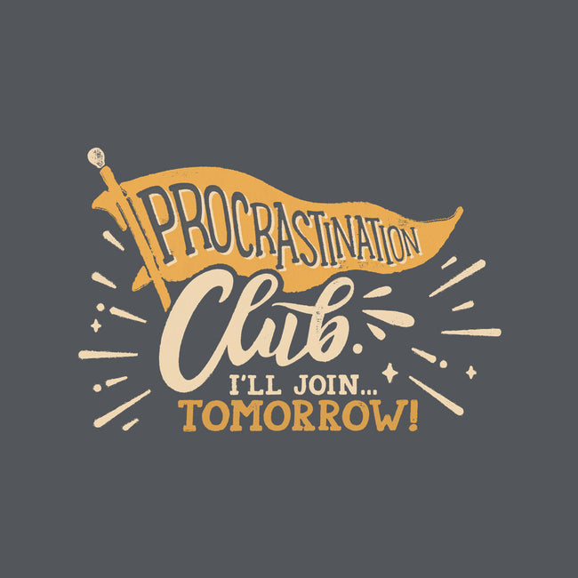 Procrastination Club-None-Glossy-Sticker-Estudio Horta