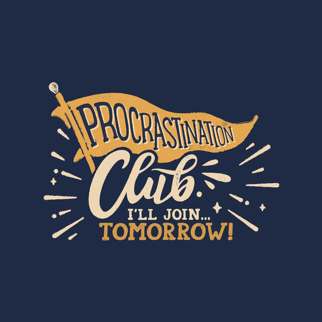 Procrastination Club-None-Glossy-Sticker-Estudio Horta