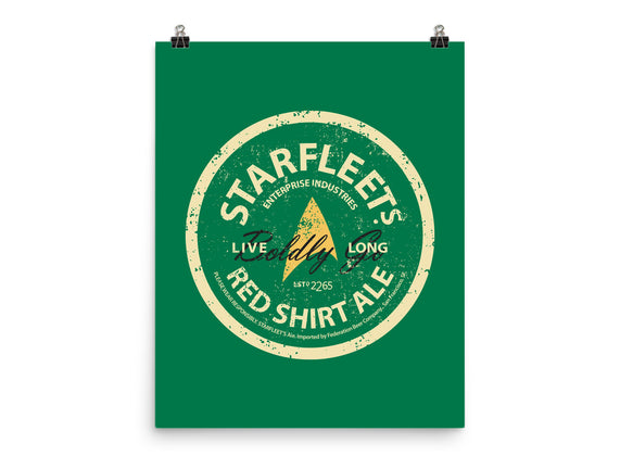 Starfleet's Red Shirt Ale