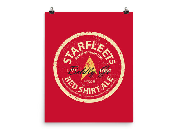 Starfleet's Red Shirt Ale