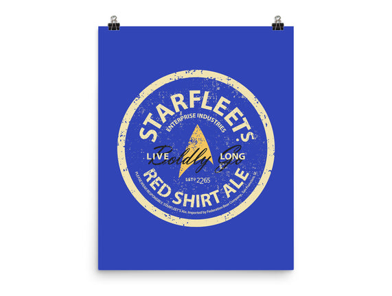 Starfleet's Red Shirt Ale