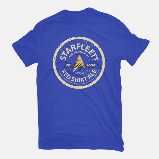 Starfleet's Red Shirt Ale-Mens-Basic-Tee-retrodivision