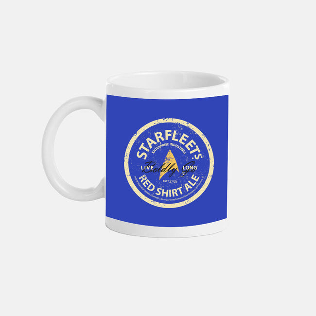 Starfleet's Red Shirt Ale-None-Mug-Drinkware-retrodivision