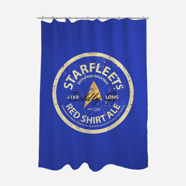 Starfleet's Red Shirt Ale-None-Polyester-Shower Curtain-retrodivision
