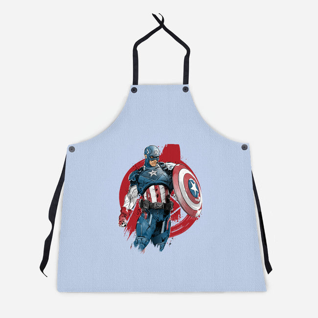 The First Avenger-Unisex-Kitchen-Apron-DrMonekers