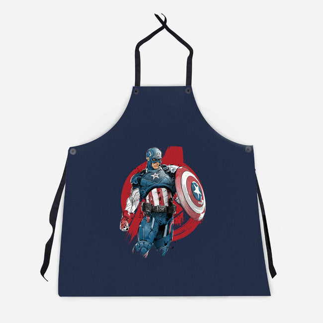 The First Avenger-Unisex-Kitchen-Apron-DrMonekers