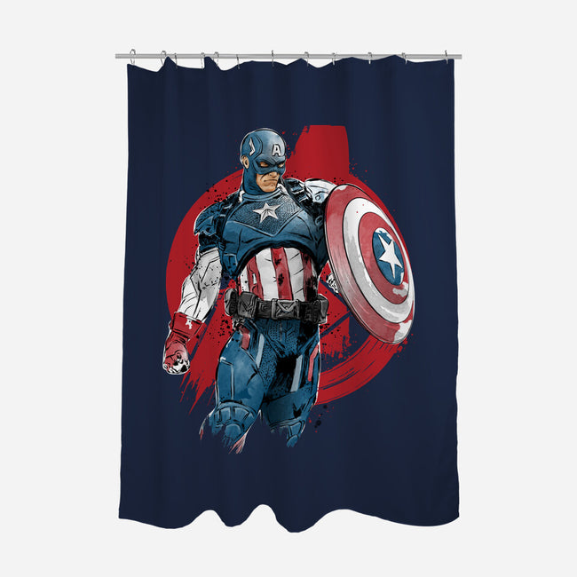 The First Avenger-None-Polyester-Shower Curtain-DrMonekers