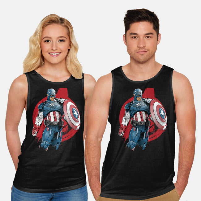 The First Avenger-Unisex-Basic-Tank-DrMonekers