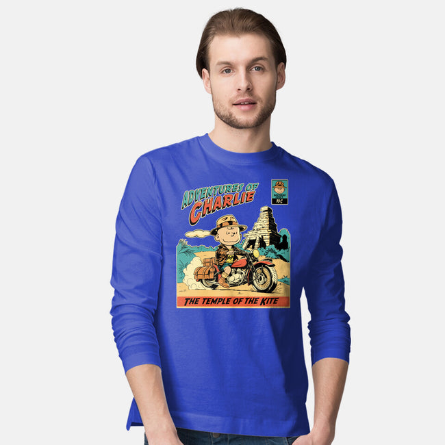 Adventures Of Charlie-Mens-Long Sleeved-Tee-P1yu5h