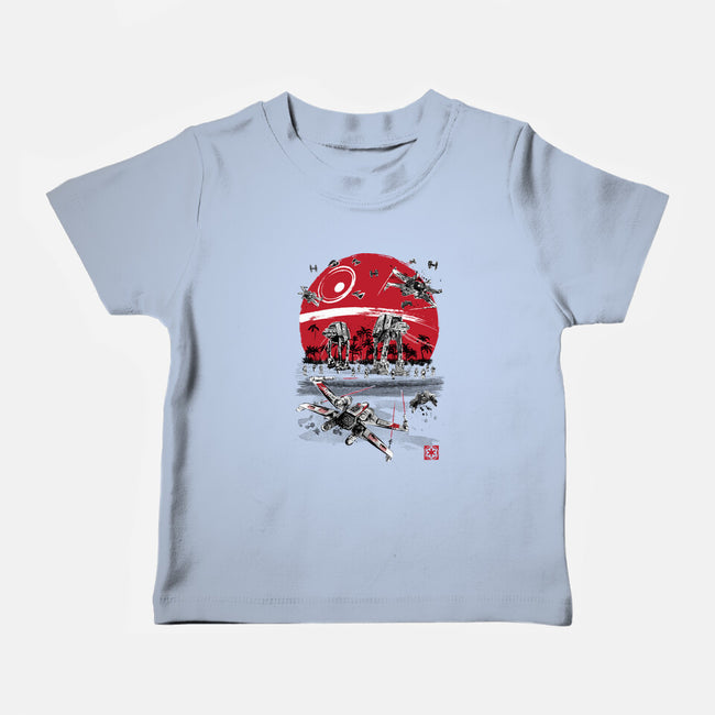 Battle On The Beach-Baby-Basic-Tee-DrMonekers