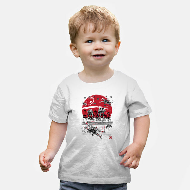 Battle On The Beach-Baby-Basic-Tee-DrMonekers