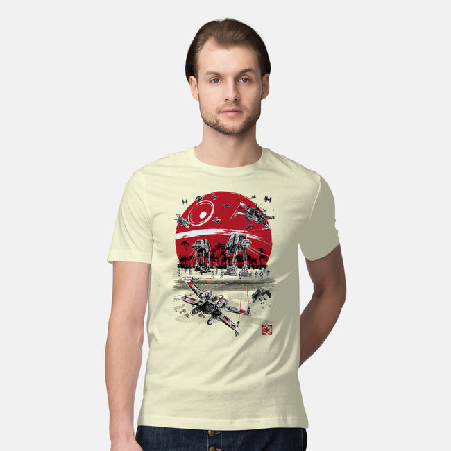 Battle On The Beach-Mens-Premium-Tee-DrMonekers
