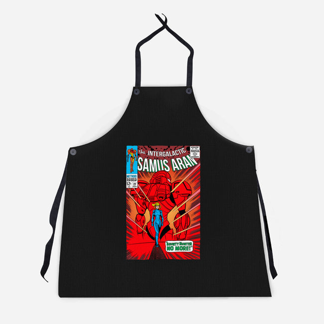 Samus No More-Unisex-Kitchen-Apron-demonigote