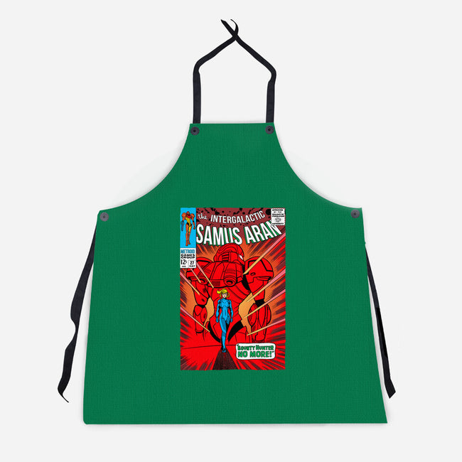 Samus No More-Unisex-Kitchen-Apron-demonigote