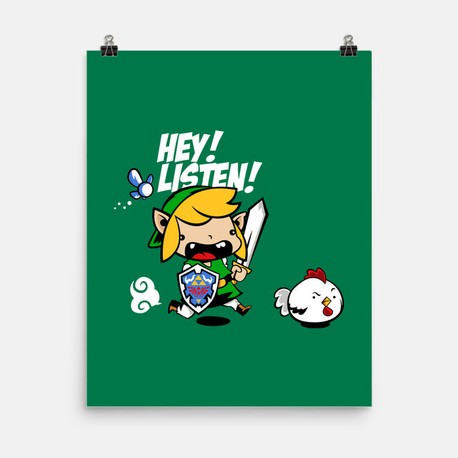 Listen-None-Matte-Poster-demonigote